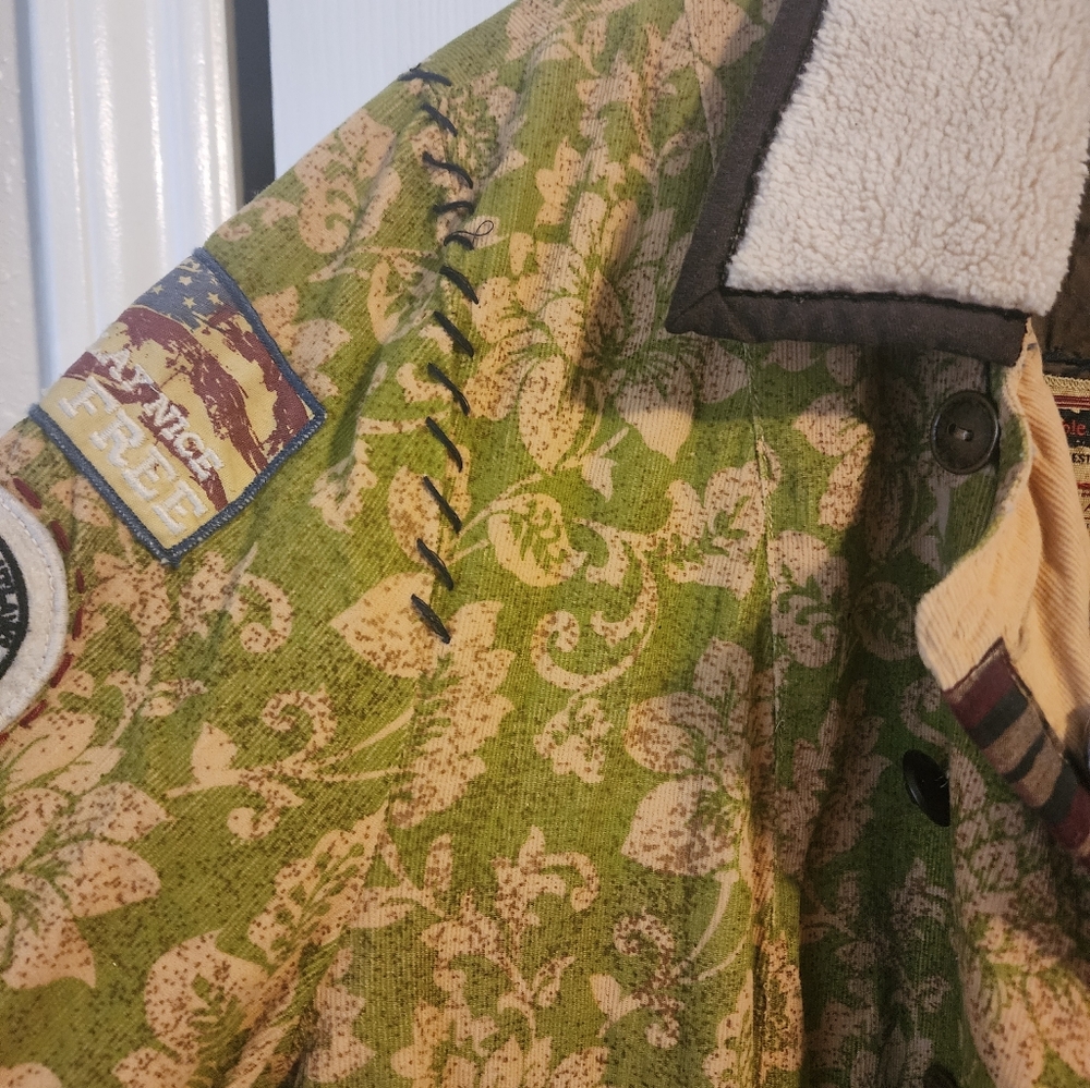 Double D Ranch Green Patchwork Jacket - Picture 4 of 15